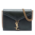 Saint Laurent Smooth Cuir de veau Monogram Cassandra Clasp Sac