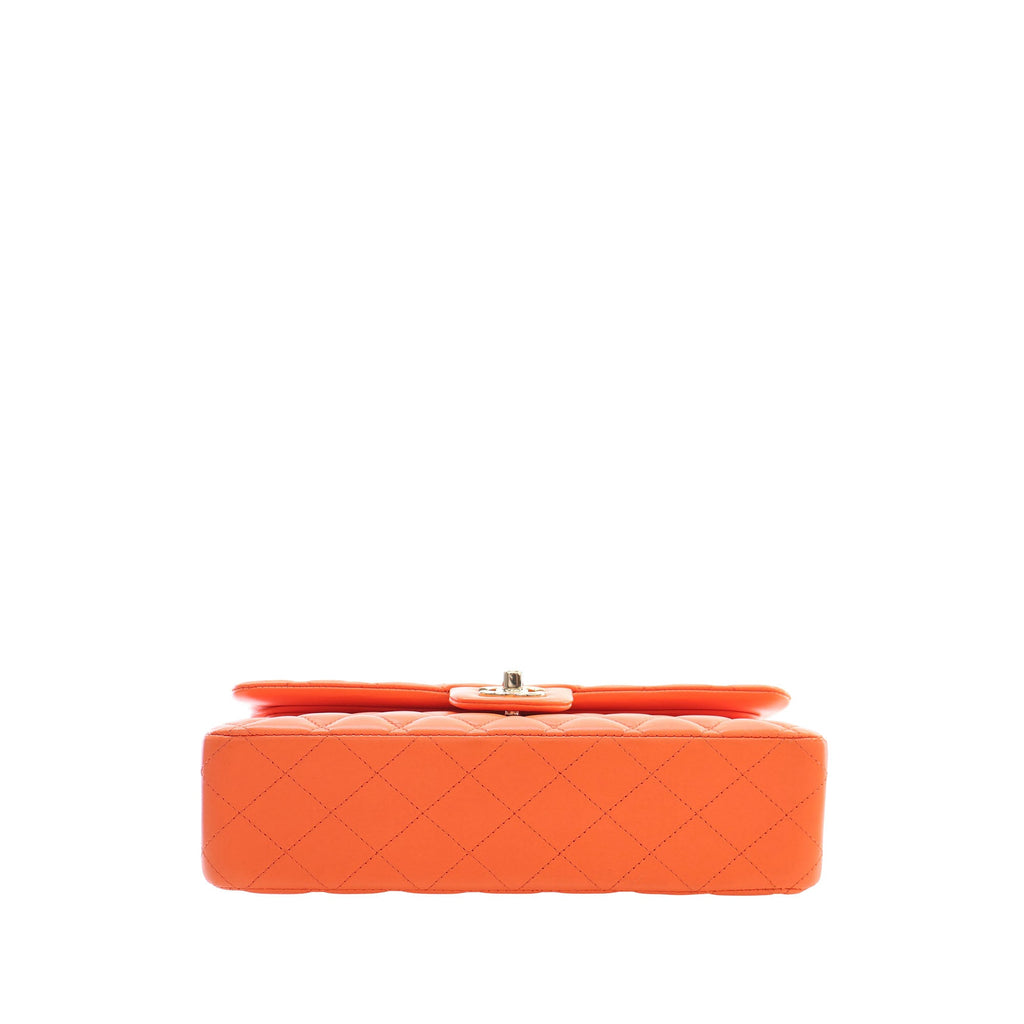 Chanel Medium Classic Cuir d’agneau Double rabat
