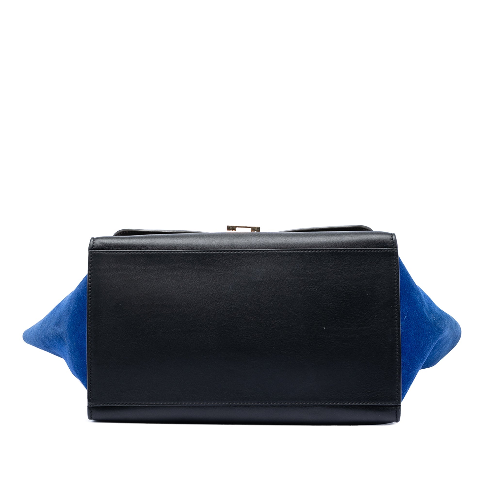 Celine Medium Tricolor Cuir de veau et Daim Trapeze Sac