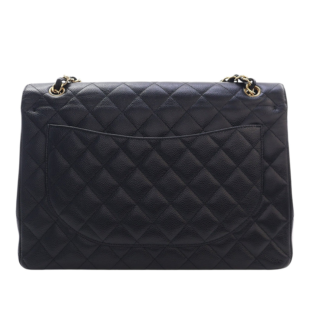 Chanel Maxi Classic Caviar Double rabat