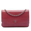 Chanel CC Caviar Sevruga Wallet on Chain