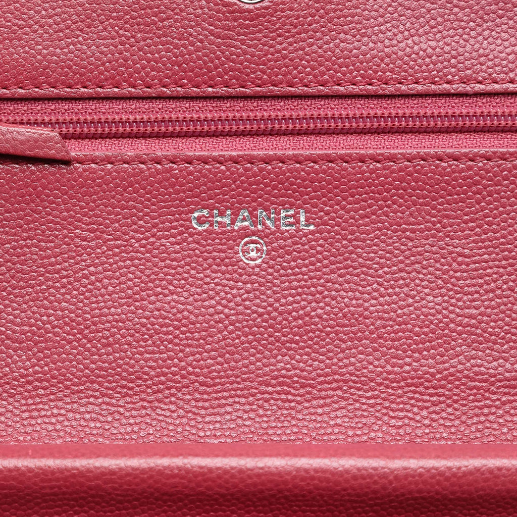 Chanel CC Caviar Sevruga Wallet on Chain