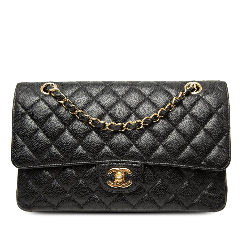 Chanel Medium Classic Caviar Double rabat