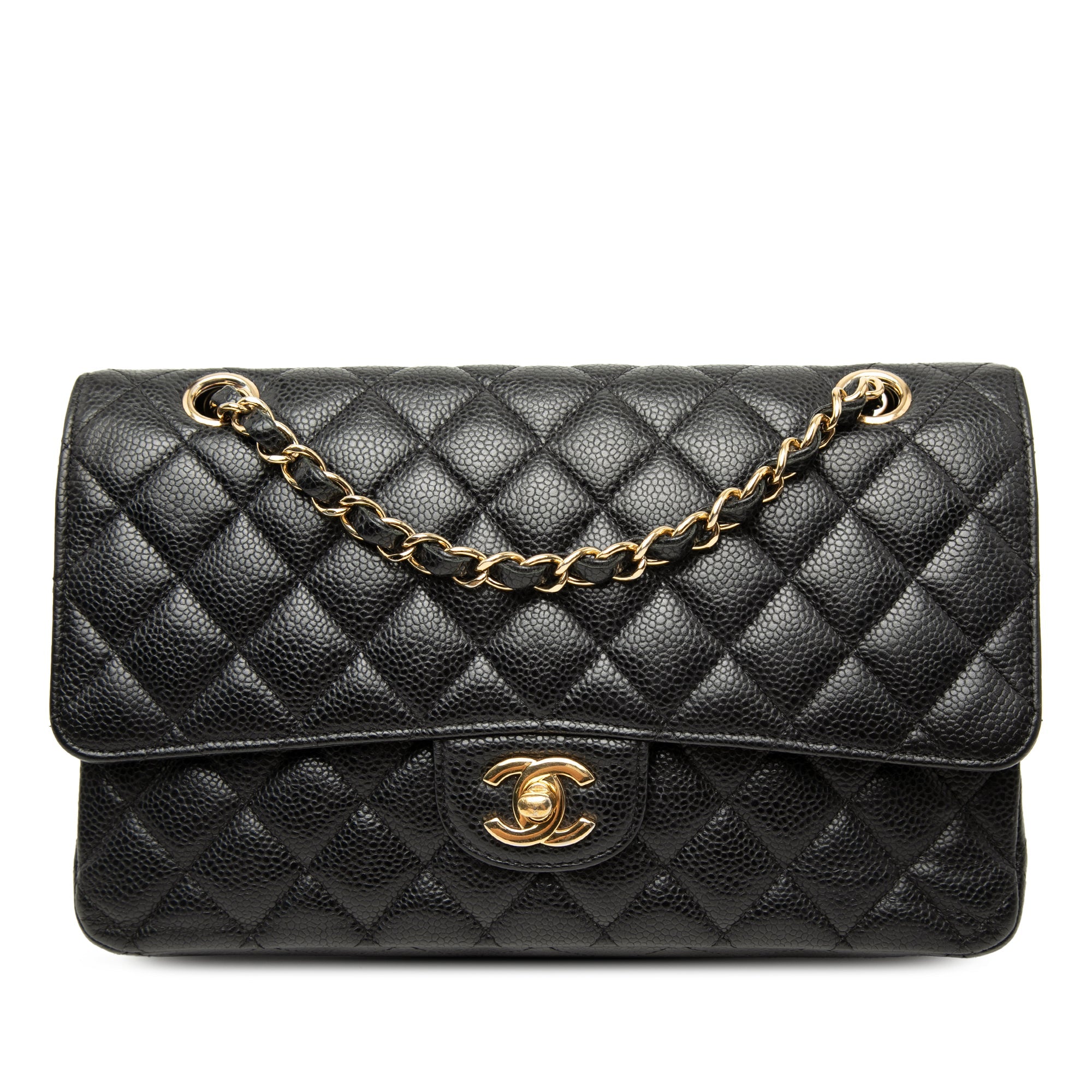 Chanel Medium Classic Caviar Double rabat