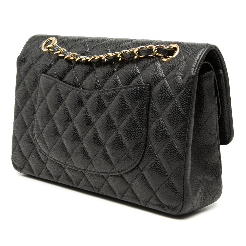 Chanel Medium Classic Caviar Double rabat