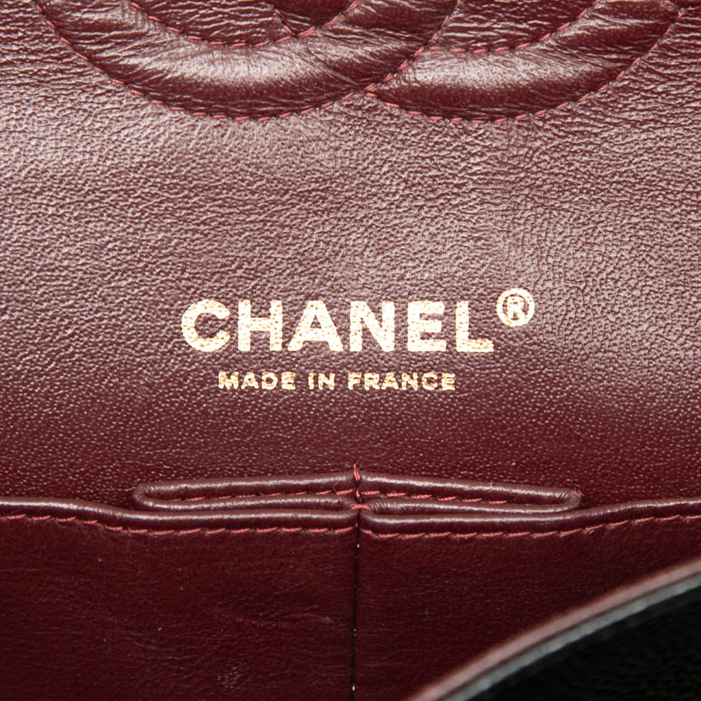Chanel Medium Classic Caviar Double rabat