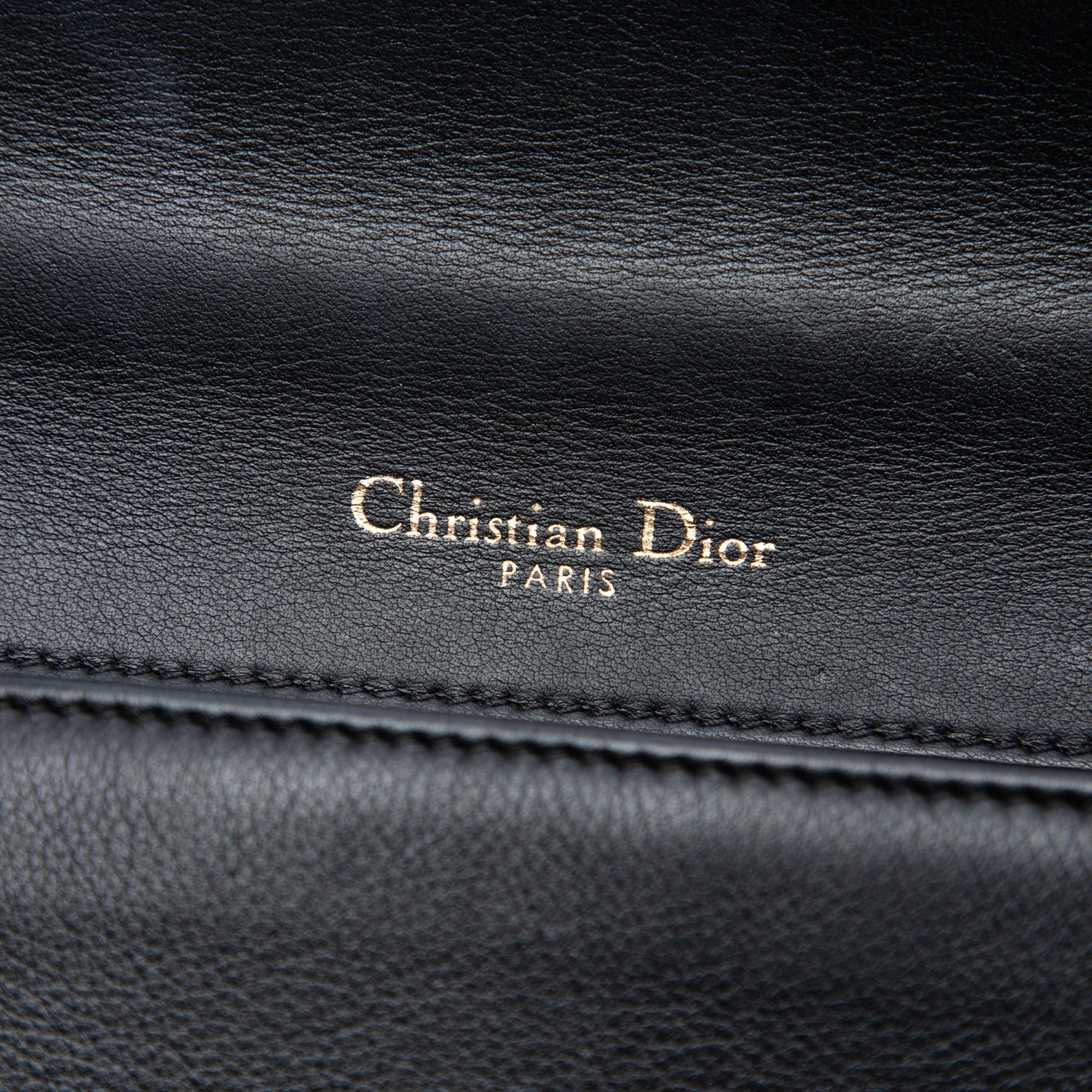 Dior Medium clouté Cuir d’agneau Diorama à rabat