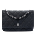 Chanel CC Matelassé Caviar Wallet on Chain