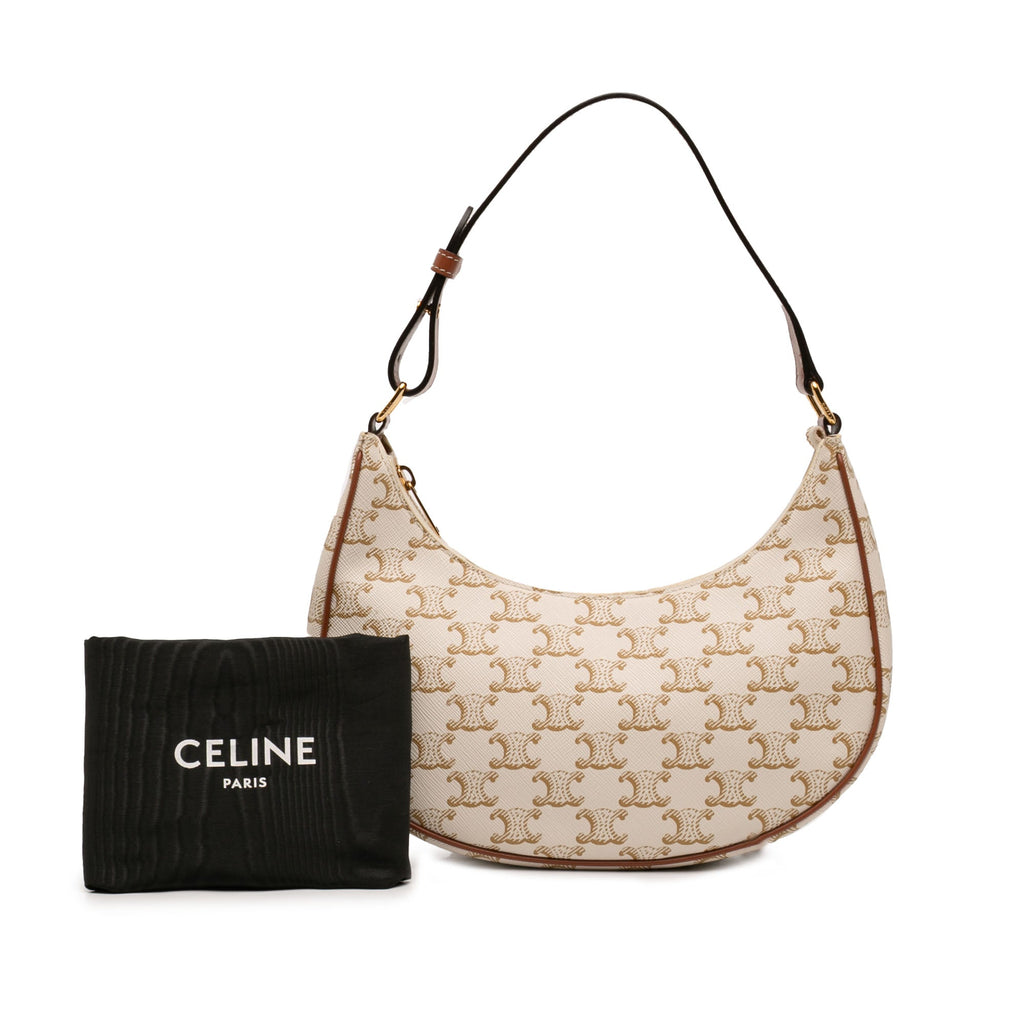 Celine Triomphe Coated Toile Ava Sac bandoulière
