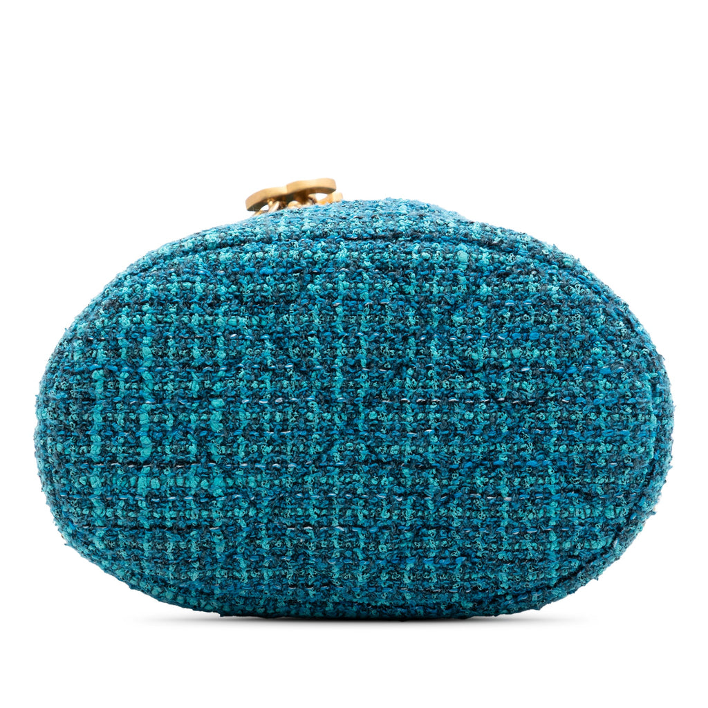 Chanel Tweed Pending CC anse supérieure Bucket Sac
