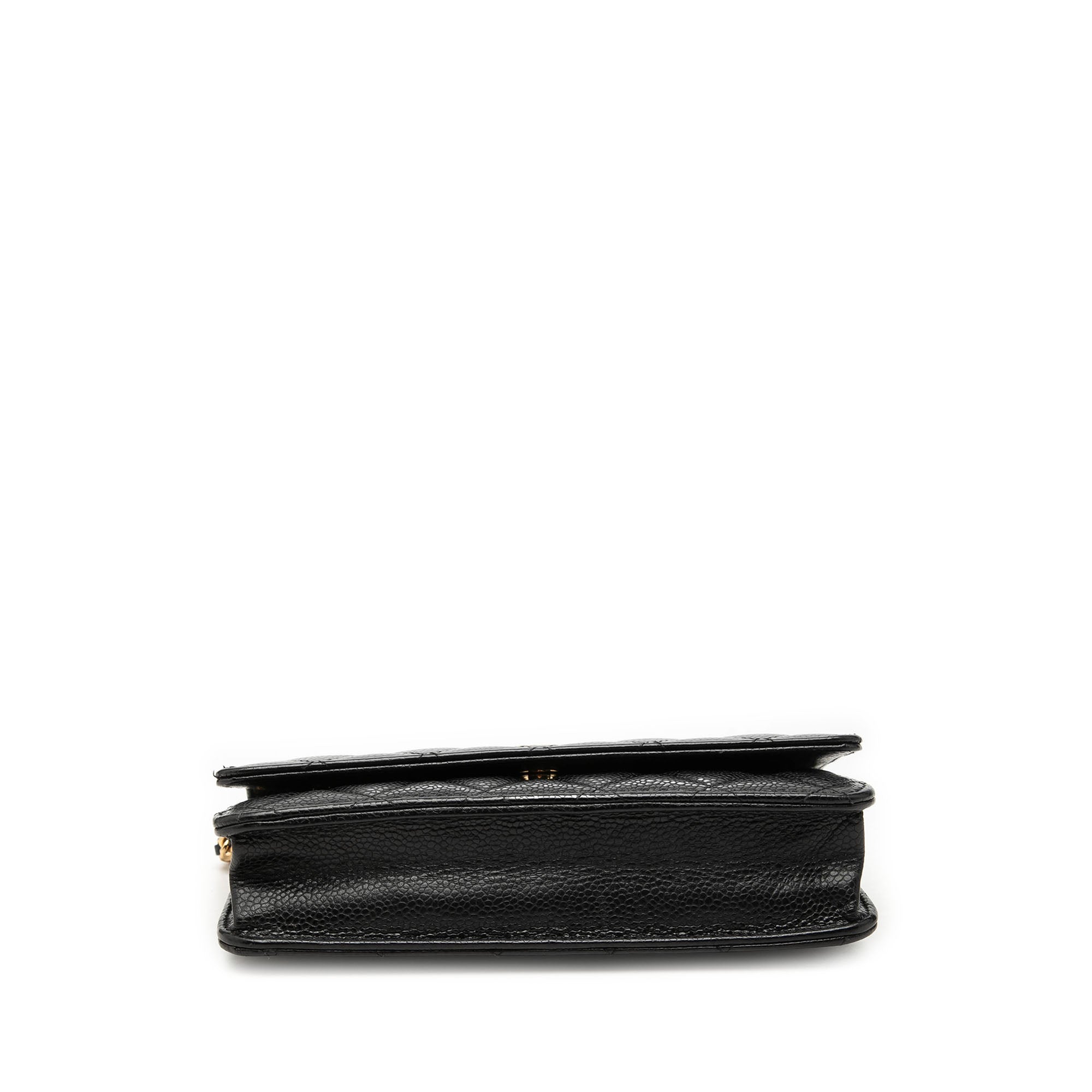Chanel CC Matelassé Caviar Wallet on Chain