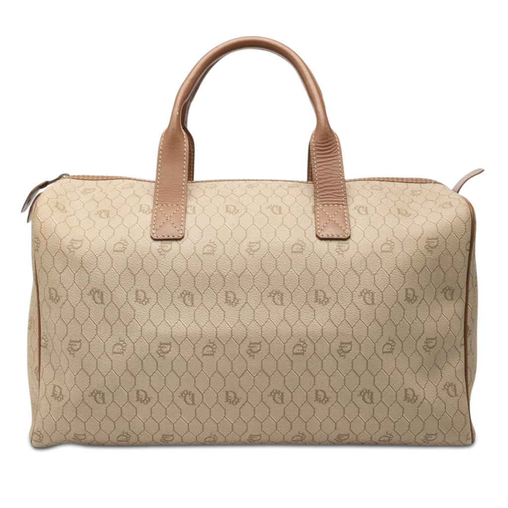Dior Honeycomb Coated Toile Boston Sac