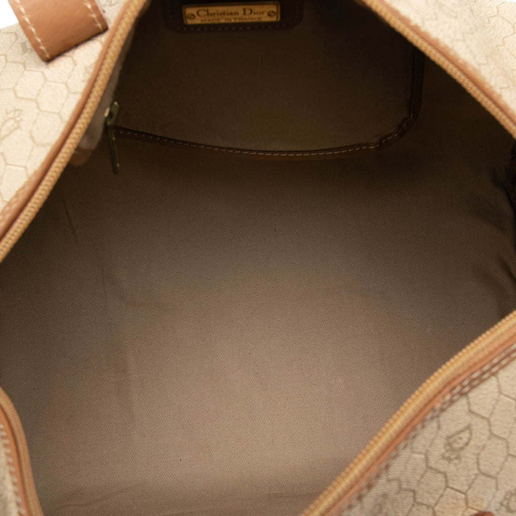 Dior Honeycomb Coated Toile Boston Sac