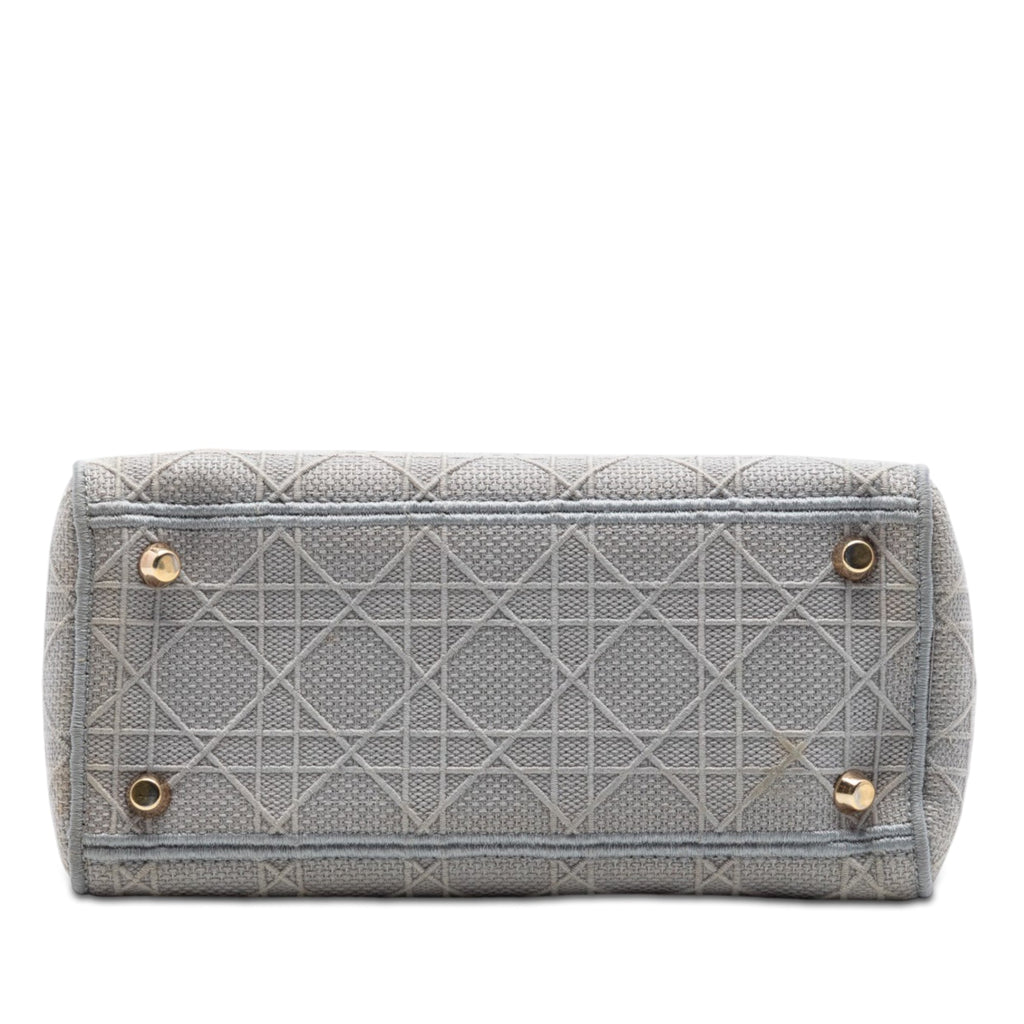 Dior Medium Toile Cannage Lady D Lite