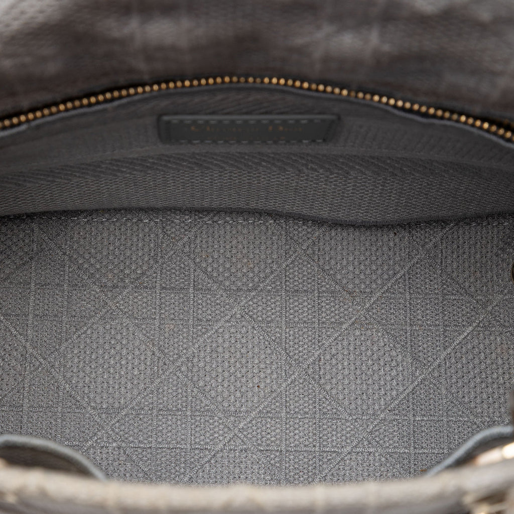 Dior Medium Toile Cannage Lady D Lite