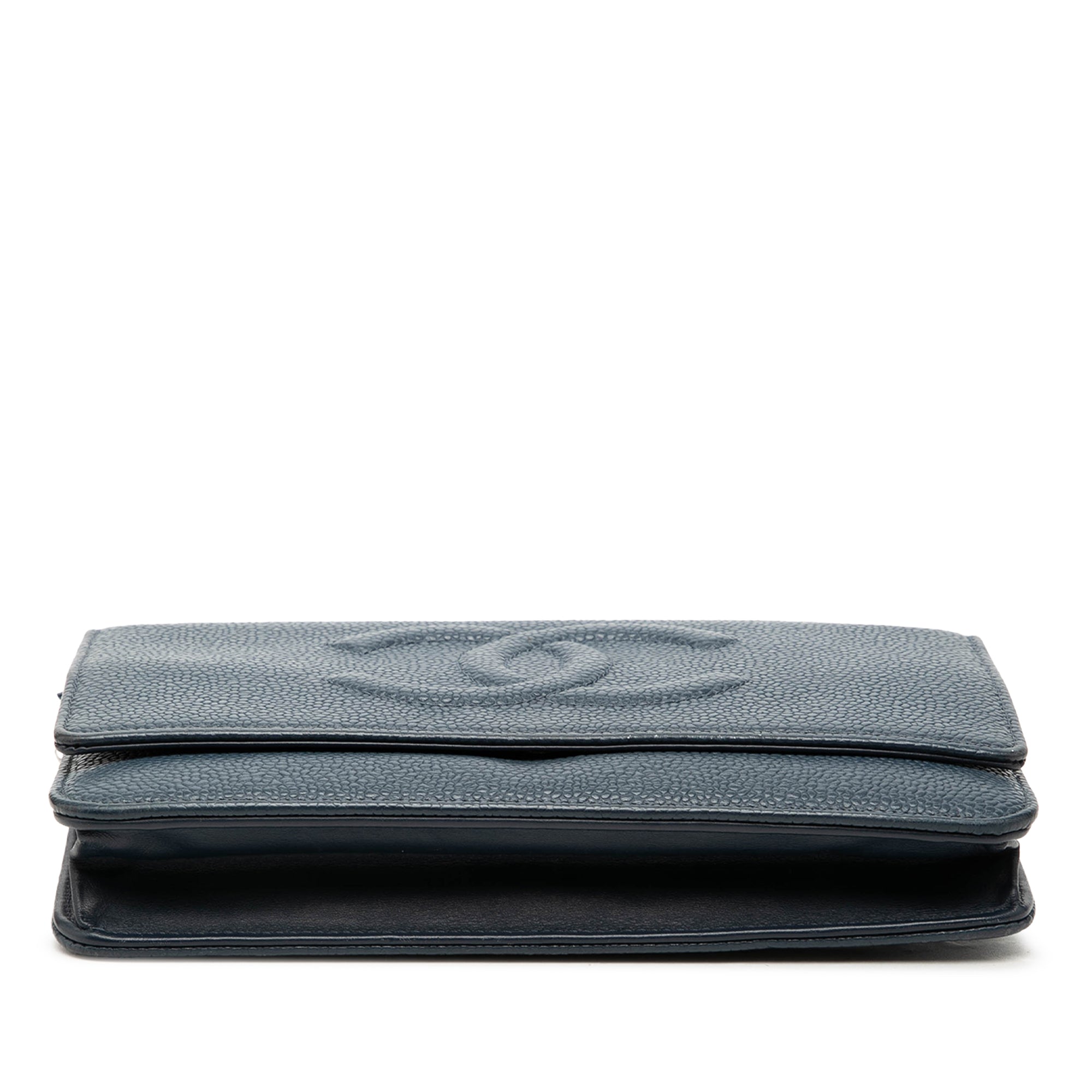Chanel CC Caviar Wallet on Chain