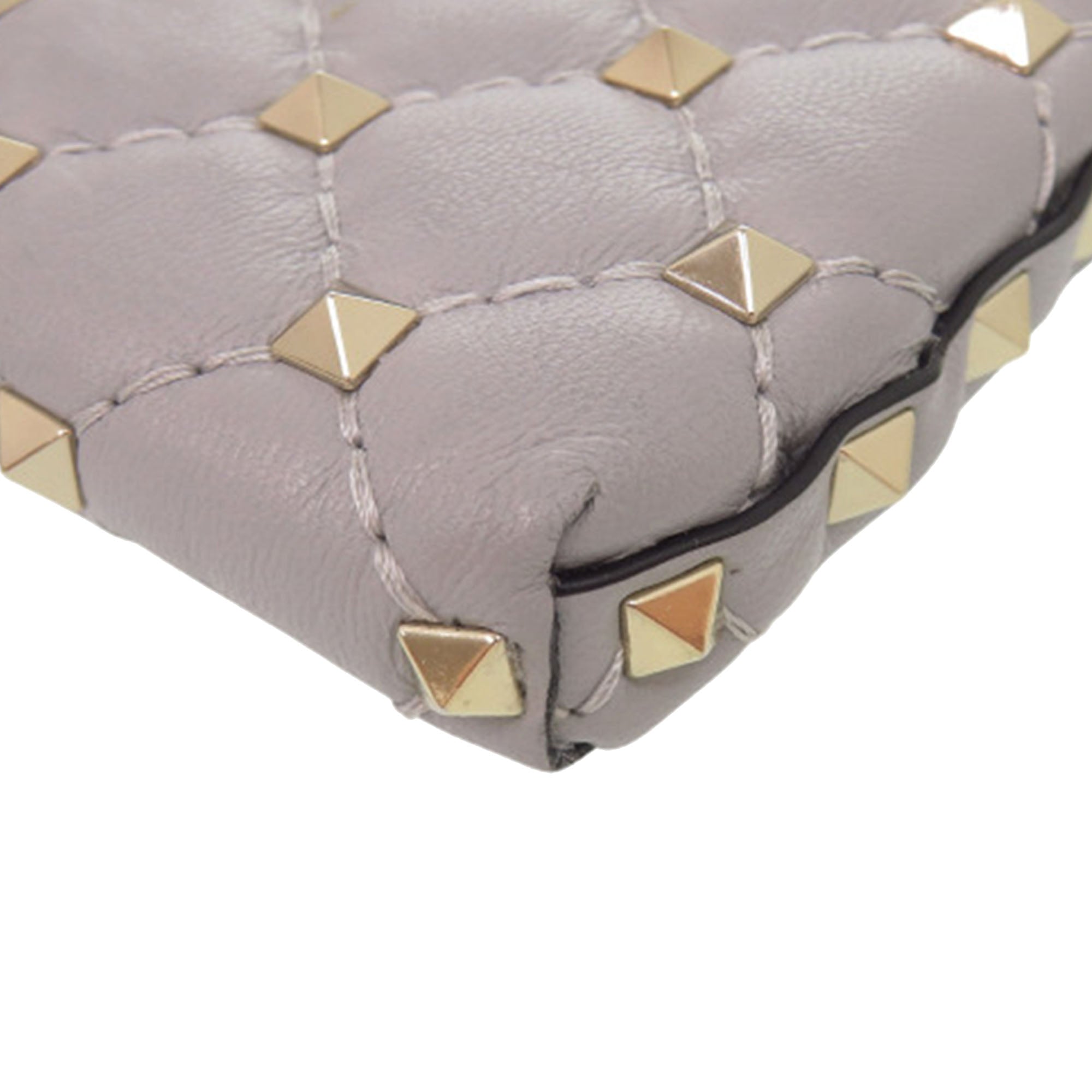 Valentino Cuir d’agneau Rockstud Spike Phone Étui Sac porté croisé