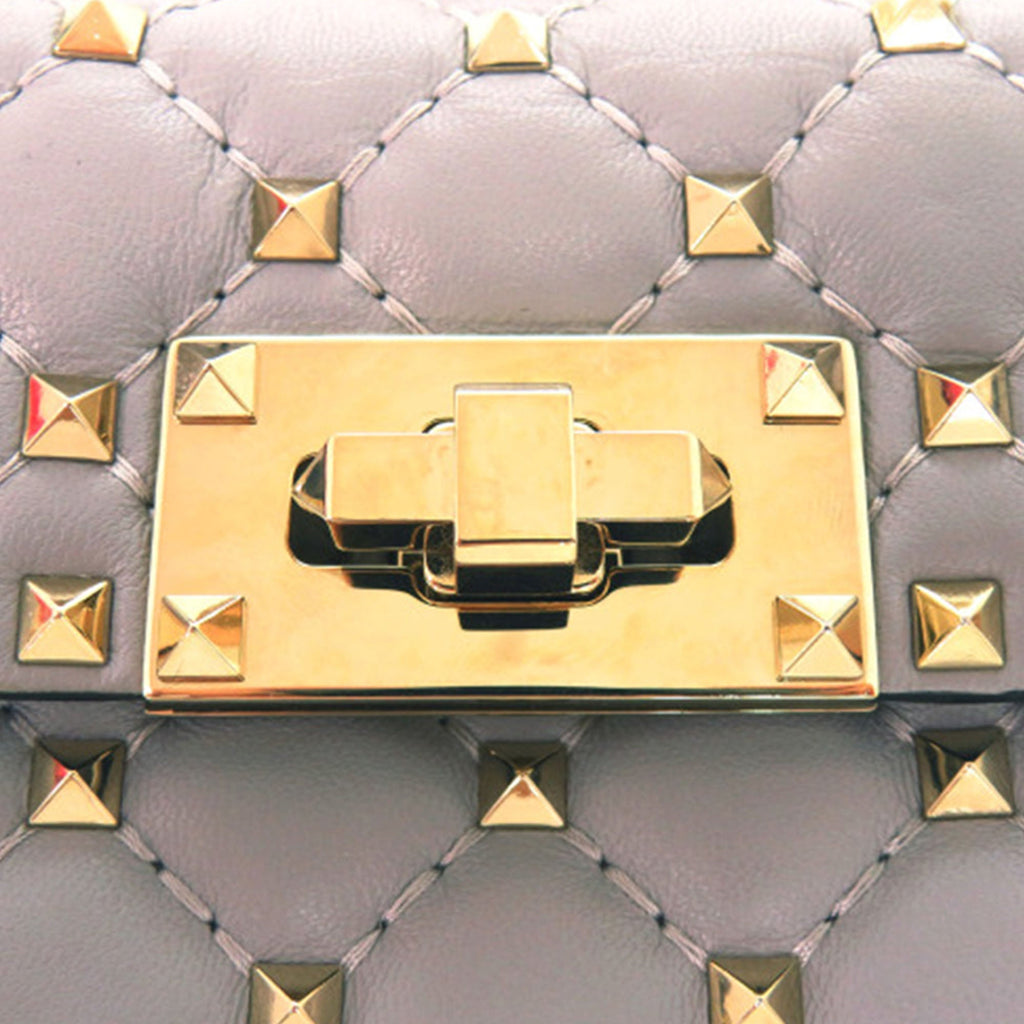 Valentino Cuir d’agneau Rockstud Spike Phone Étui Sac porté croisé