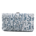 Chanel Satin Sequins brodé La Pausa Evening Pochette