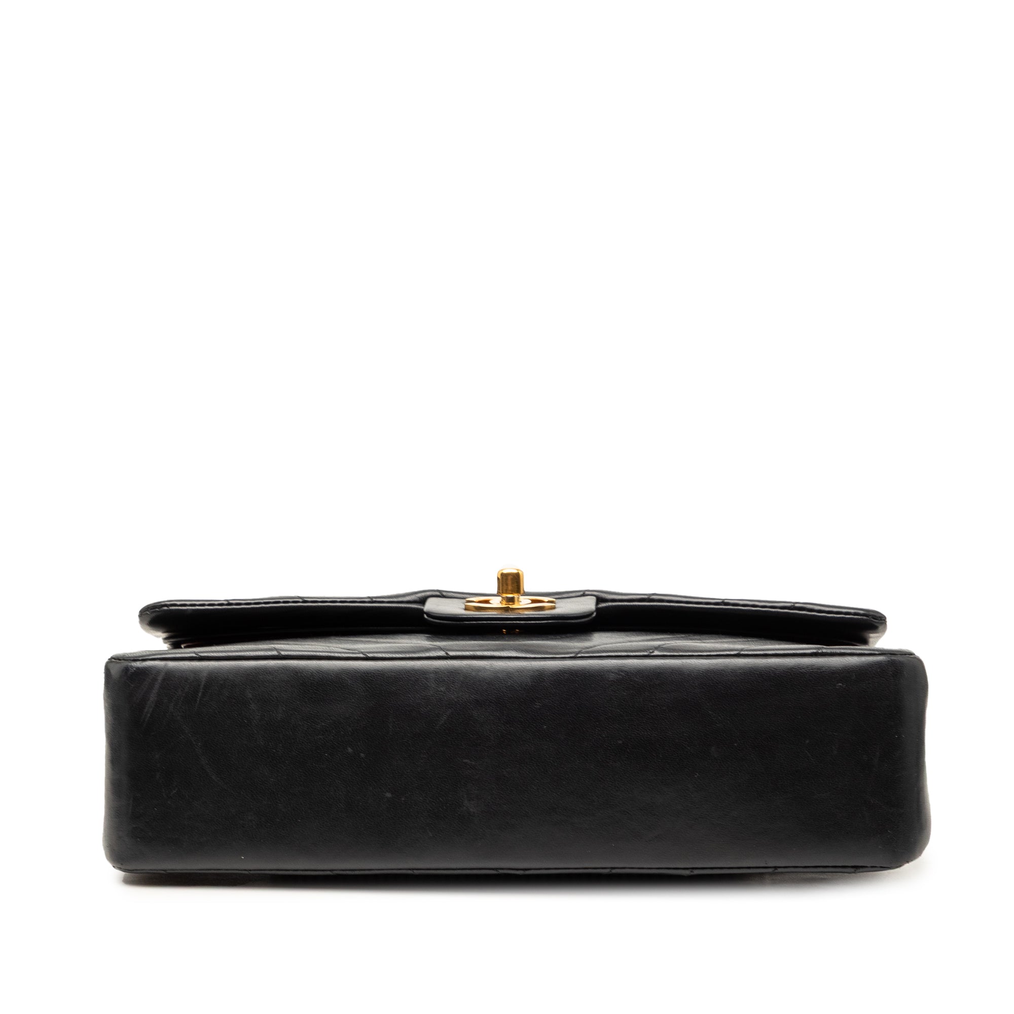 Chanel Medium Classic Chevron Cuir d’agneau Double rabat