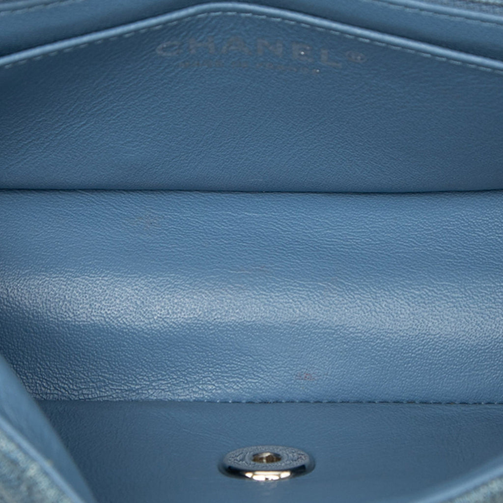 Chanel Mini Rectangular Classic Jean Braided Simple rabat