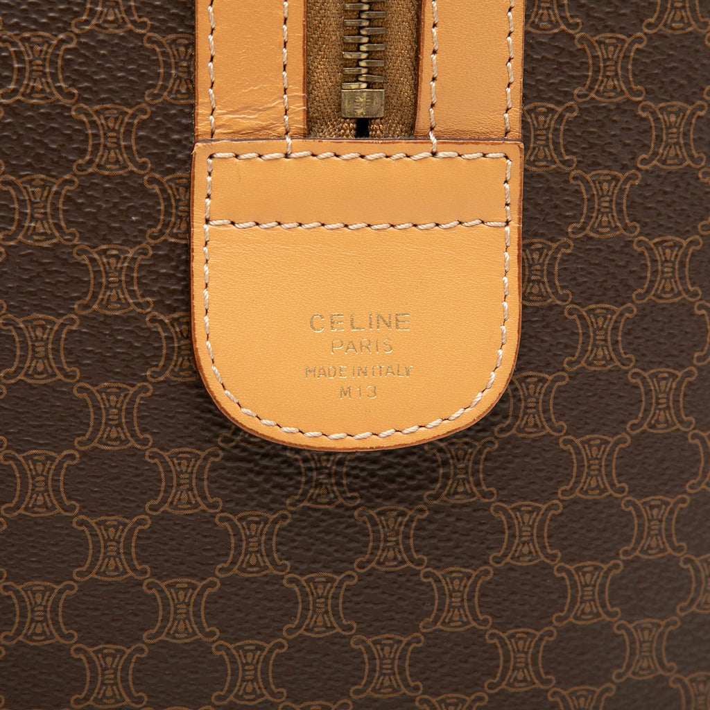 Celine Macadam Coated Toile Boston Sac