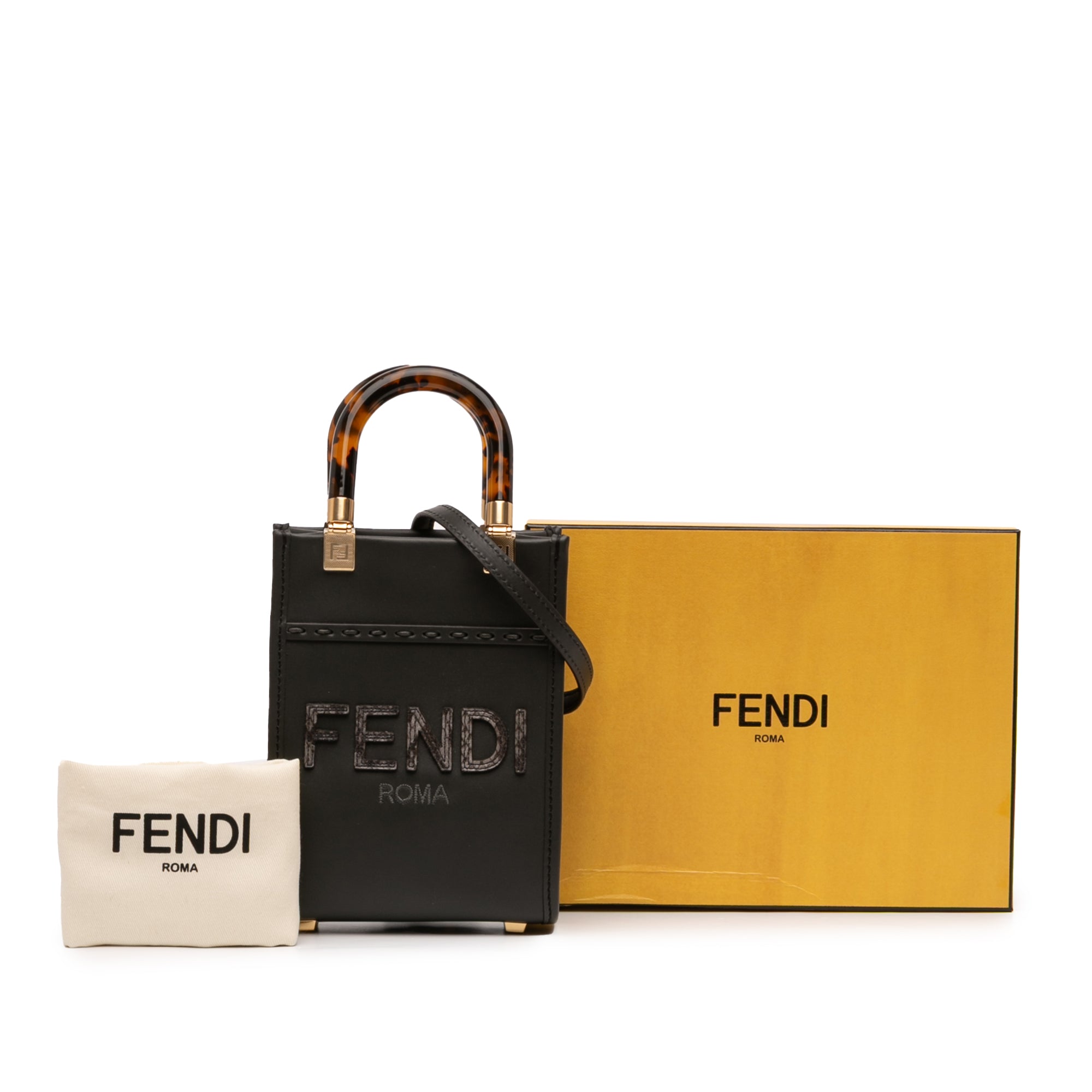 Fendi Mini Sunshine Shopper Cabas