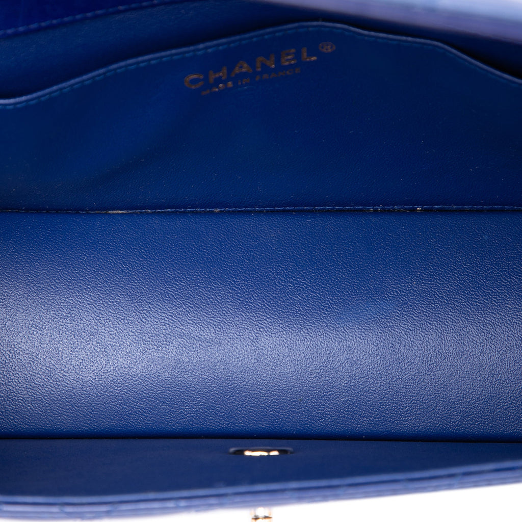 Chanel CC Matelassé Cuir d’agneau Long à rabat