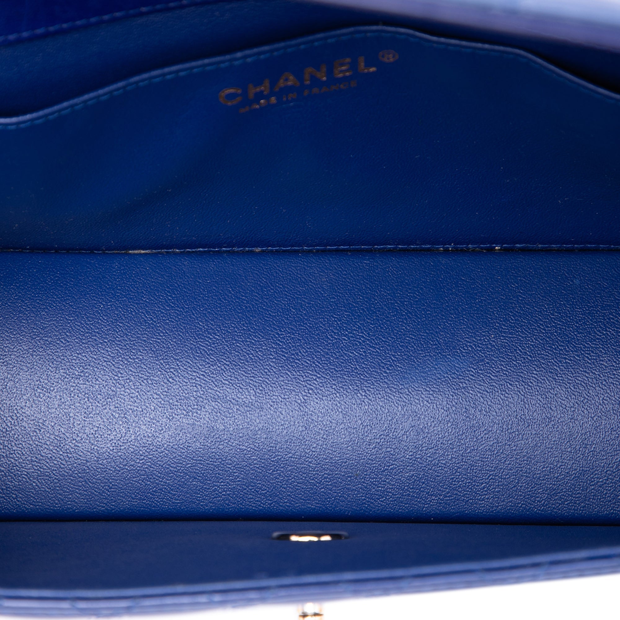 Chanel CC Matelassé Cuir d’agneau Long à rabat