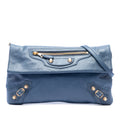 Balenciaga Cuir d’agneau Motocross Giant 12 Envelope Pochette With Strap