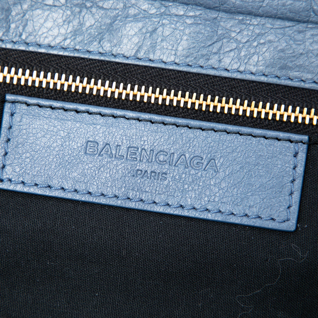 Balenciaga Cuir d’agneau Motocross Giant 12 Envelope Pochette With Strap