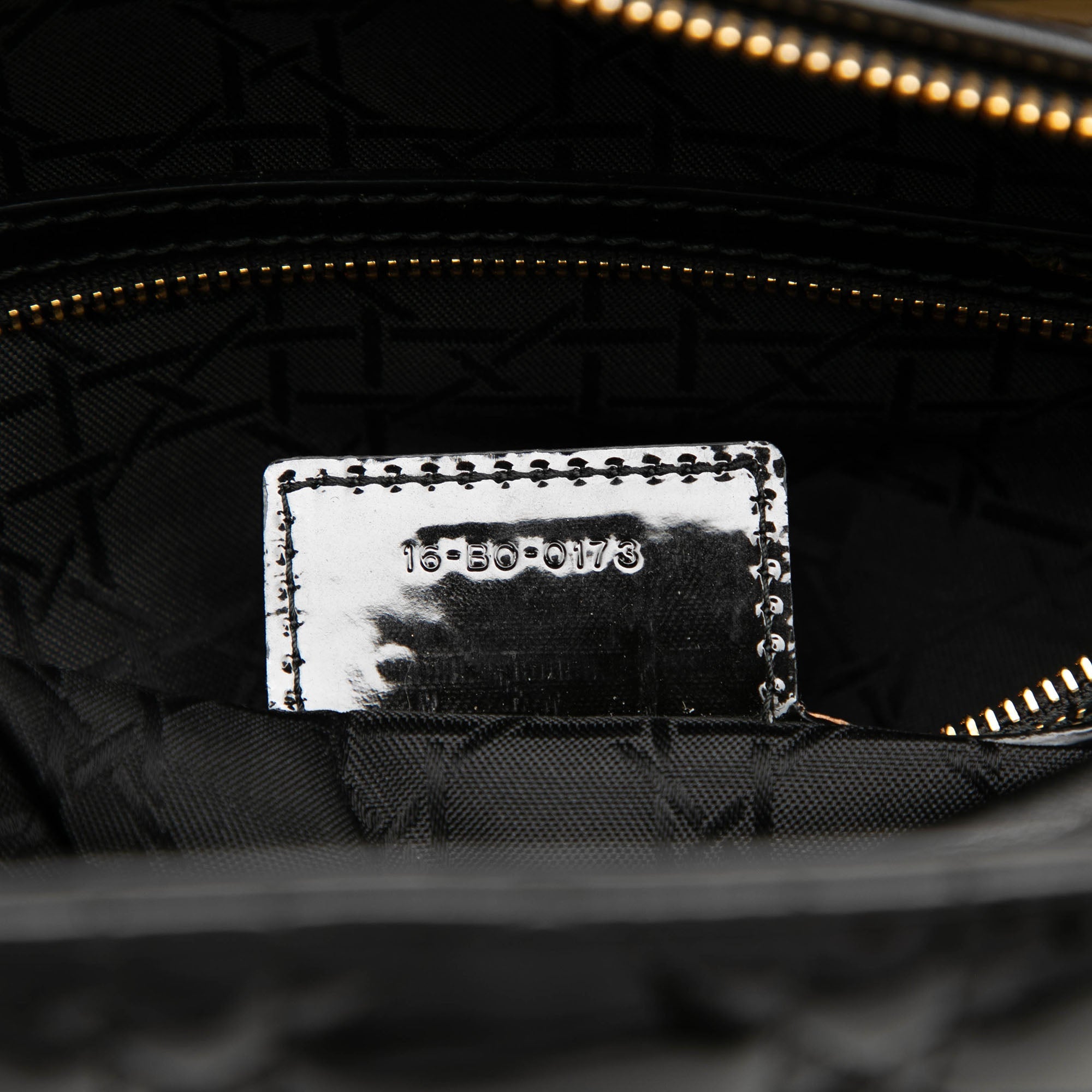 Dior Large Cuir verni Cannage Lady Dior