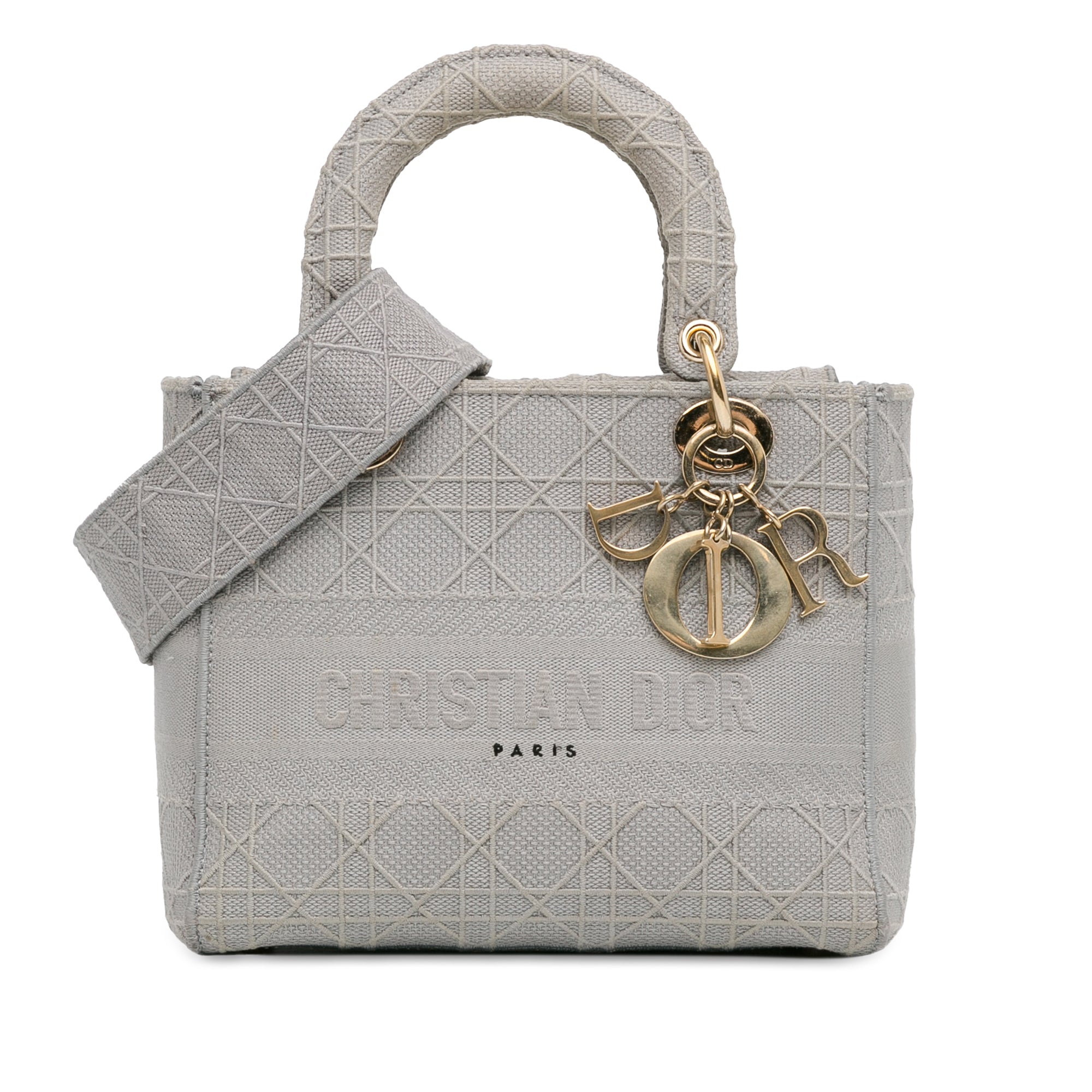 Dior Medium Toile Cannage Lady D Lite
