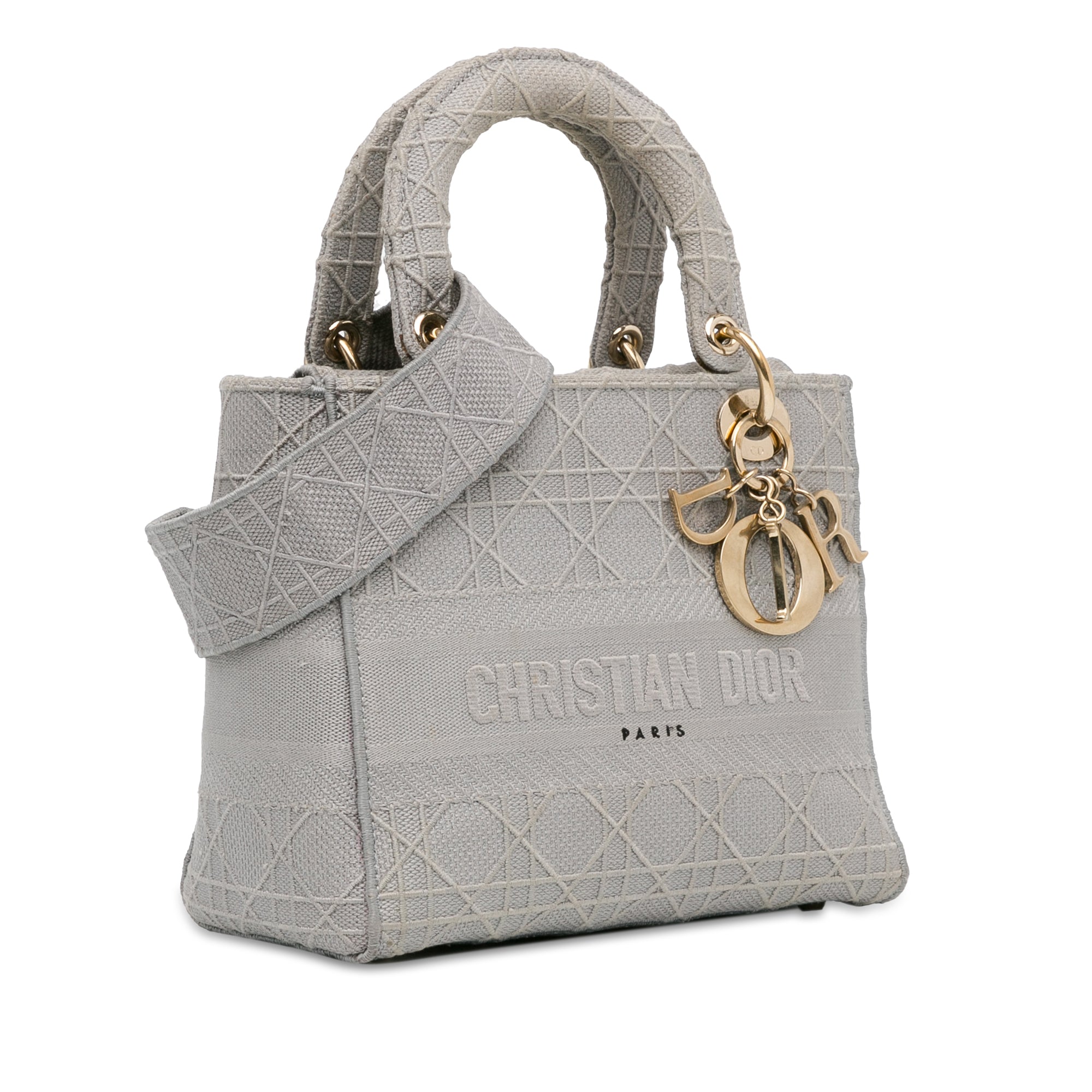 Dior Medium Toile Cannage Lady D Lite