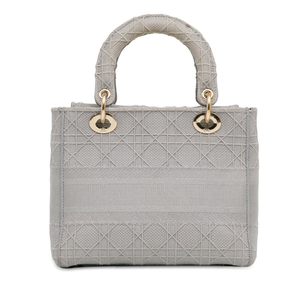 Dior Medium Toile Cannage Lady D Lite