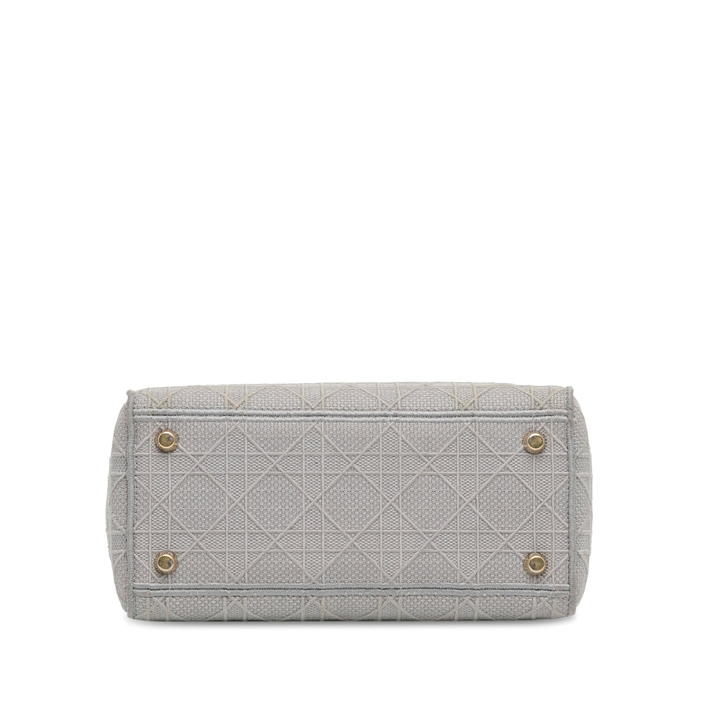 Dior Medium Toile Cannage Lady D Lite