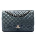 Chanel Maxi Classic Cuir d’agneau Simple rabat