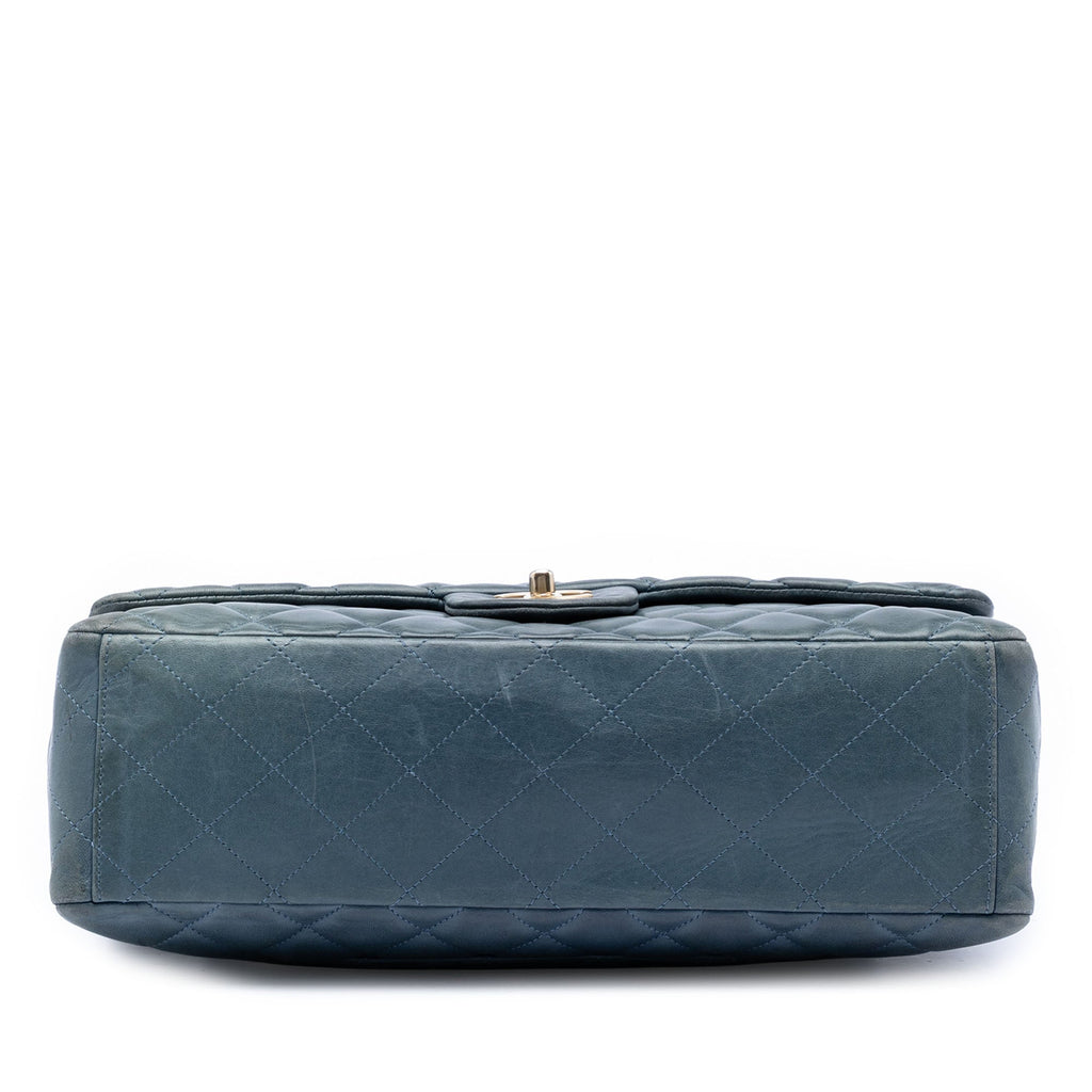 Chanel Maxi Classic Cuir d’agneau Simple rabat
