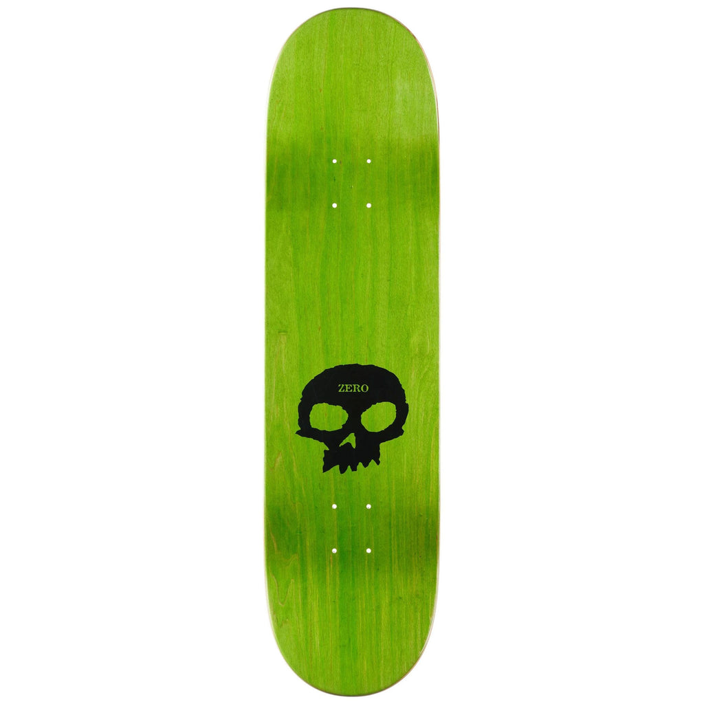 Zero Deck Single Skull Black/White 8.375" x 31.9"