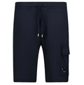 Cp Company Light Fleece Lens Shorts in Navy
