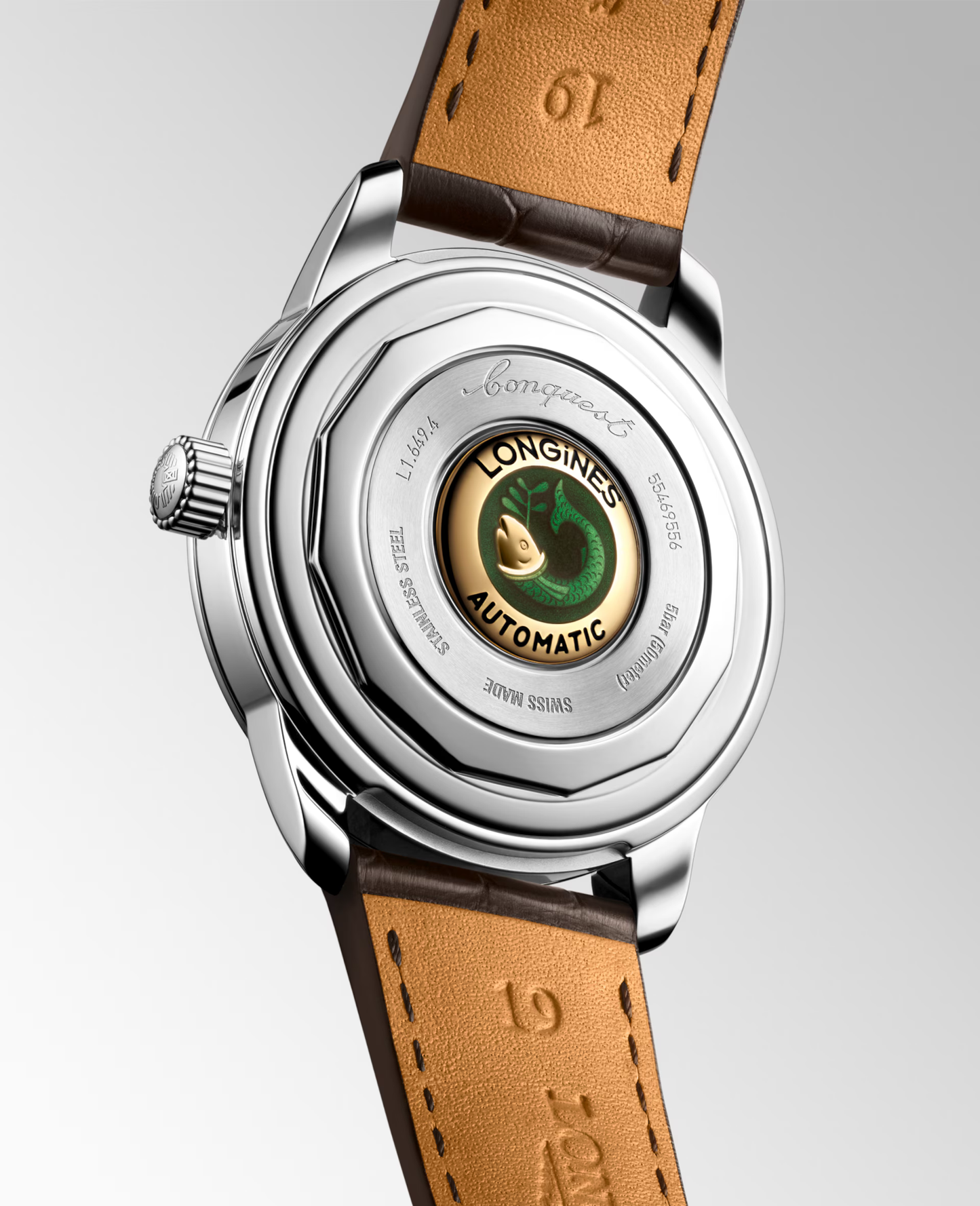 CONQUEST HERITAGE 38 mm- Brown on Brown Strap