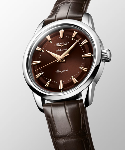 CONQUEST HERITAGE 38 mm- Brown on Brown Strap