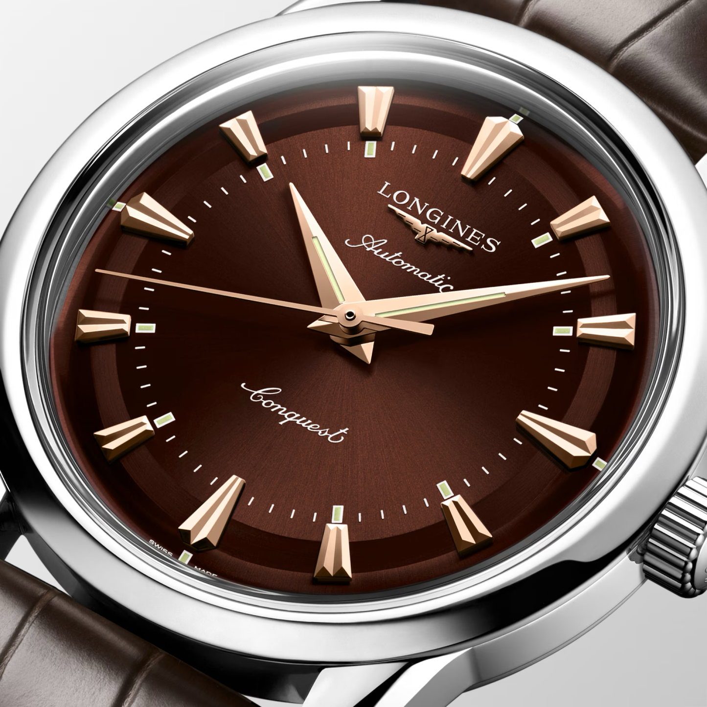 CONQUEST HERITAGE 38 mm- Brown on Brown Strap