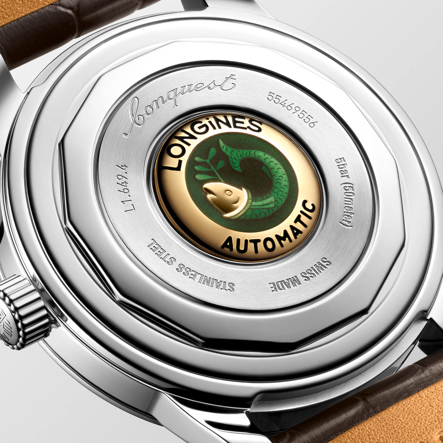CONQUEST HERITAGE 38 mm- Brown on Brown Strap