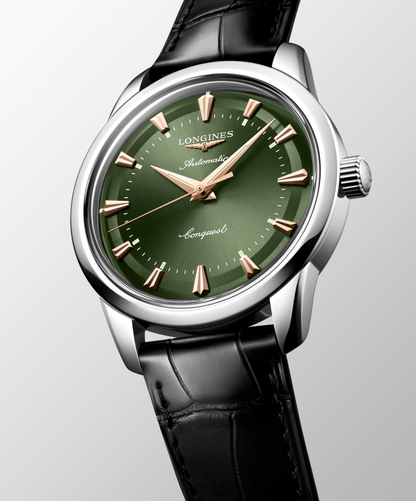 CONQUEST HERITAGE 40 mm- Green on Black Strap