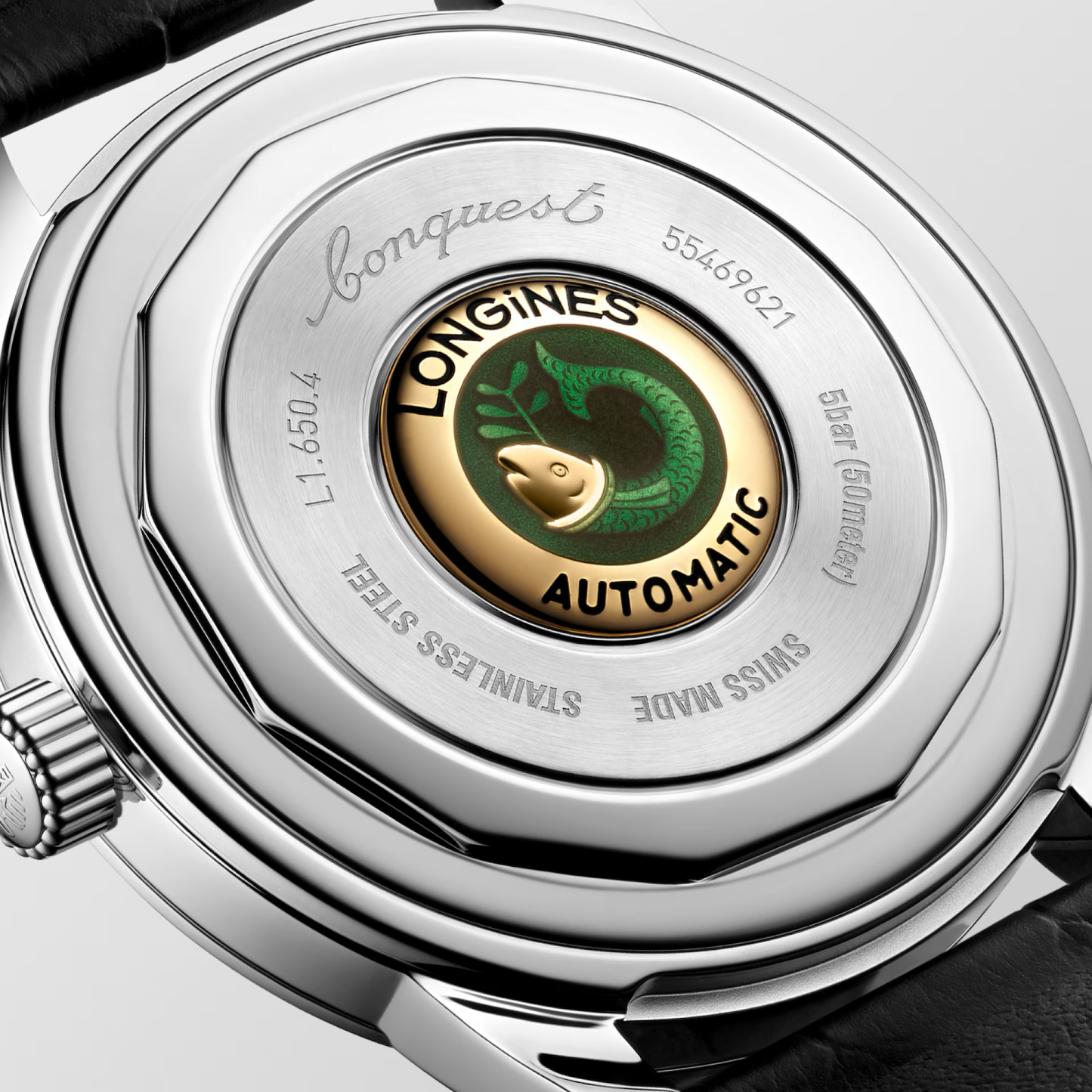 CONQUEST HERITAGE 40 mm- Green on Black Strap