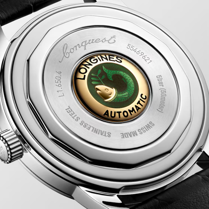CONQUEST HERITAGE 40 mm-Blue on Black Strap