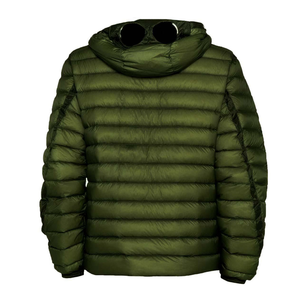 [C.P. Company] DD-Shell Goggle Hooded Down Jacket in Capers Green