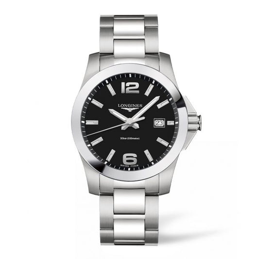 CONQUEST Quartz 41 mm Black*