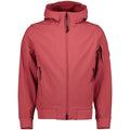 Cp Company S/S Lens Soft Shell Jacket In Red Bud